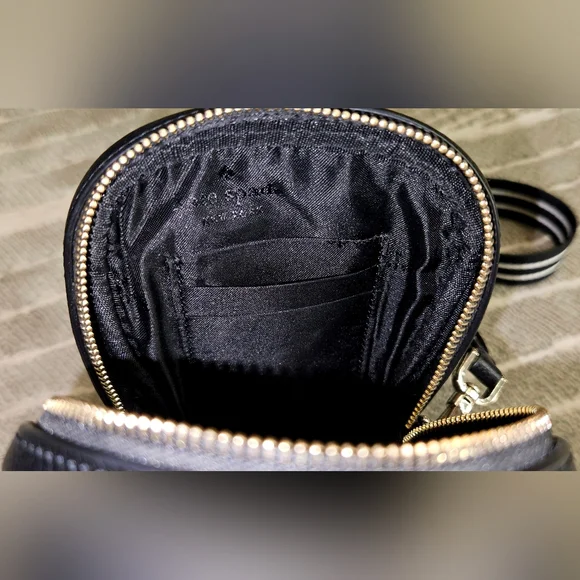 Kate Spade Rosie Pebbled Leather Black Crossbody - Picture 8 of 10